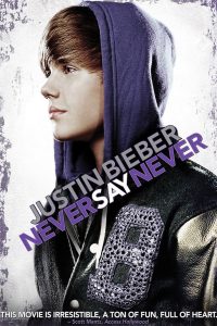 Poster Justin Bieber: Never say never