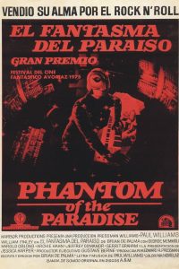 Poster El fantasma del paraíso