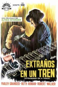 Poster Extraños en un tren