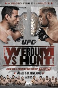 Poster UFC 180: Werdum vs. Hunt
