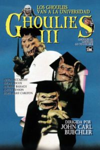 Poster Ghoulies III: Los Ghoulies van a la universidad