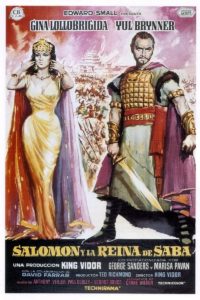 Poster Salomón y la reina de Saba