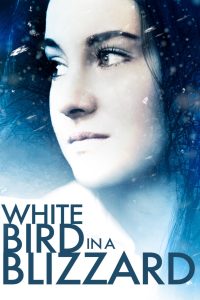 Poster Pájaro blanco de la tormenta de nieve
