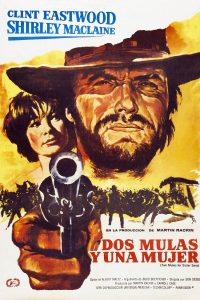 Poster Dos mulas y una mujer