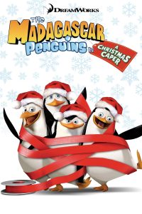 Poster Madagascar: los pingüinos en travesura navideña