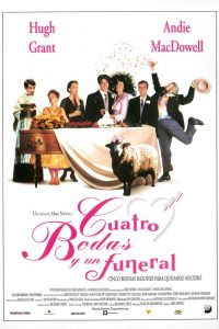 Poster Cuatro Bodas y un Funeral